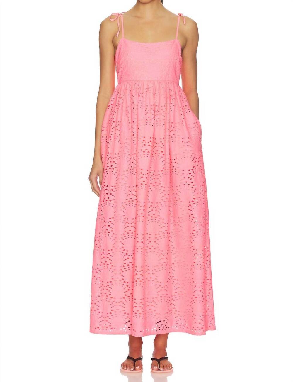 NEW BEACH RIOT valory maxi dress in seashell pink